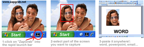 Zapgrab screen capture and image editing Screenshot